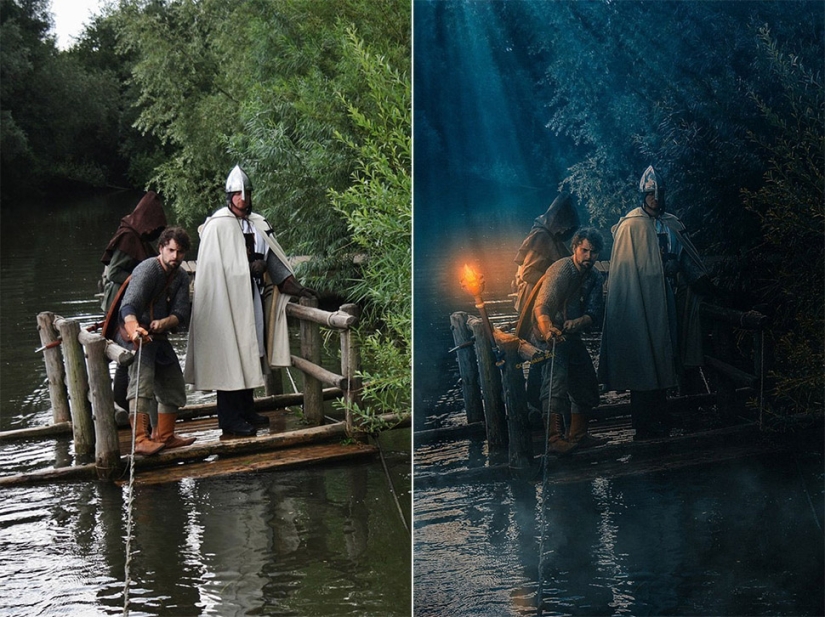 Before and after: how ordinary pictures turn into magical shots Before and after: how ordinary pictures turn into magical shots