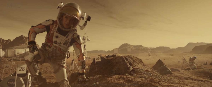 Before and after, or Incredible visual effects in the movie "The Martian" Before and after, or Incredible visual effects in the movie "The Martian"