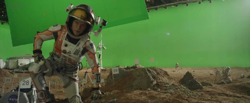 Before and after, or Incredible visual effects in the movie "The Martian" Before and after, or Incredible visual effects in the movie "The Martian"