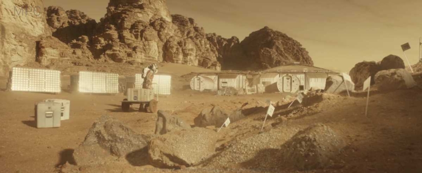 Before and after, or Incredible visual effects in the movie "The Martian" Before and after, or Incredible visual effects in the movie "The Martian"