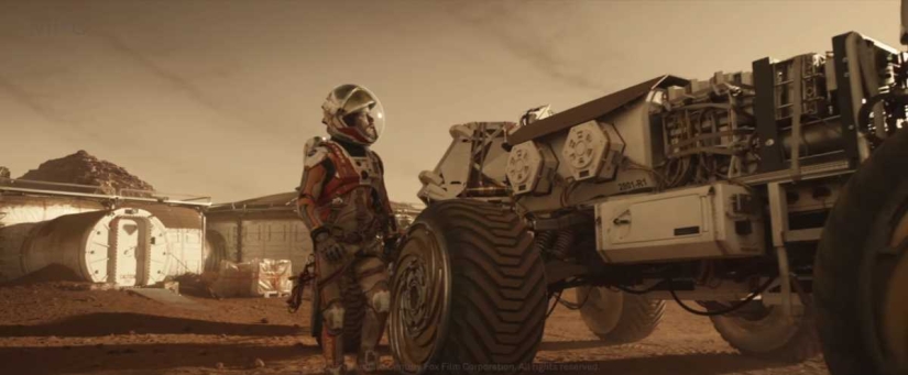 Before and after, or Incredible visual effects in the movie "The Martian" Before and after, or Incredible visual effects in the movie "The Martian"