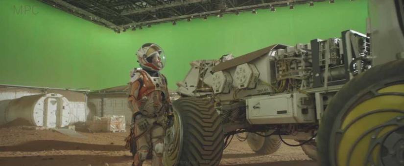 Before and after, or Incredible visual effects in the movie "The Martian" Before and after, or Incredible visual effects in the movie "The Martian"
