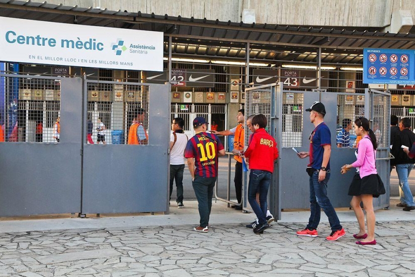 Big football in Barcelona Big football in Barcelona