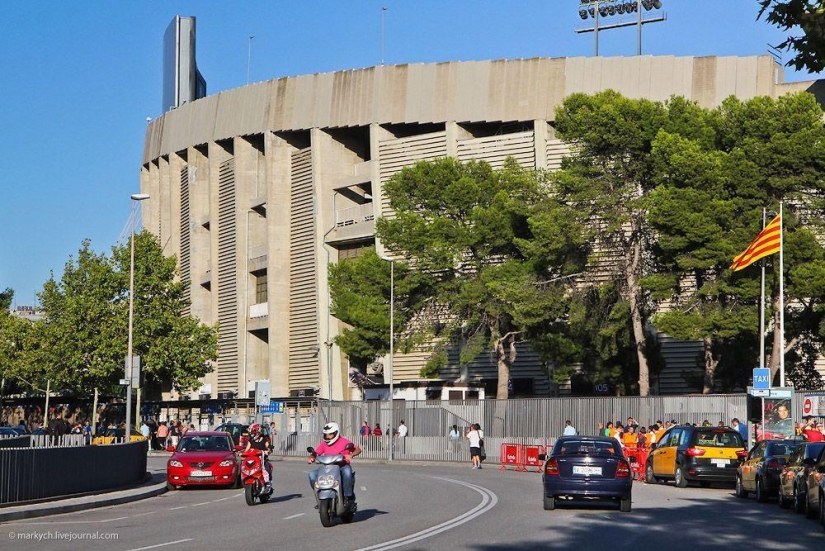 Big football in Barcelona Big football in Barcelona