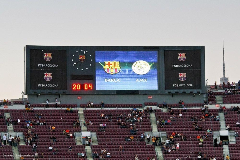 Big football in Barcelona Big football in Barcelona