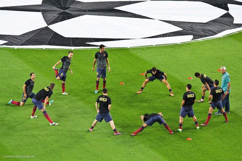 Big football in Barcelona Big football in Barcelona