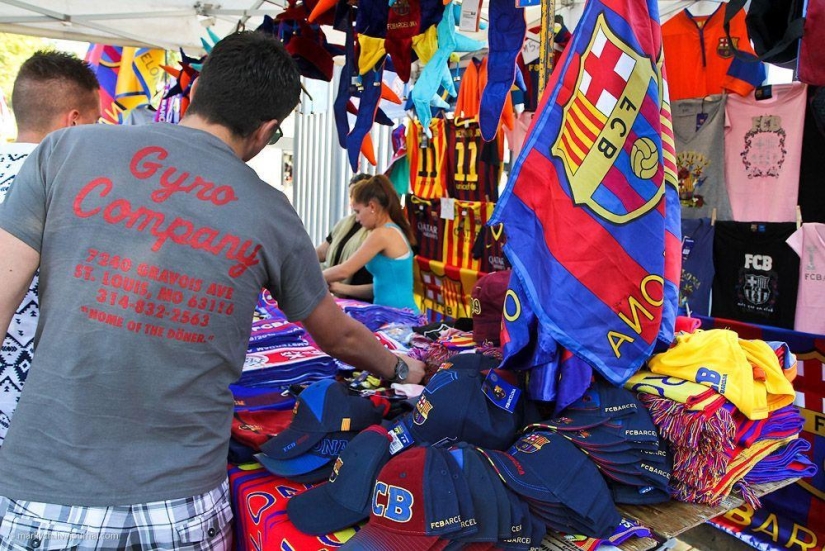 Big football in Barcelona Big football in Barcelona