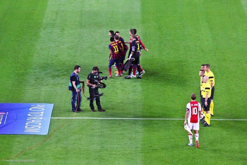 Big football in Barcelona Big football in Barcelona