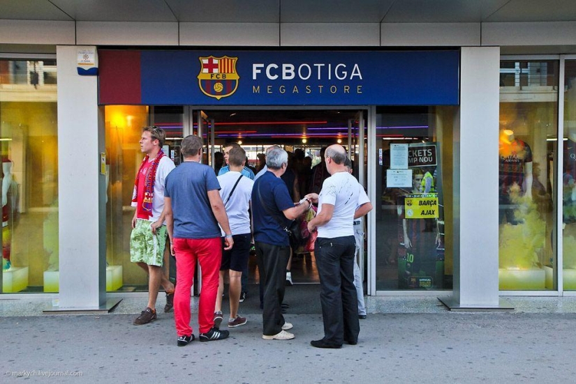 Big football in Barcelona Big football in Barcelona