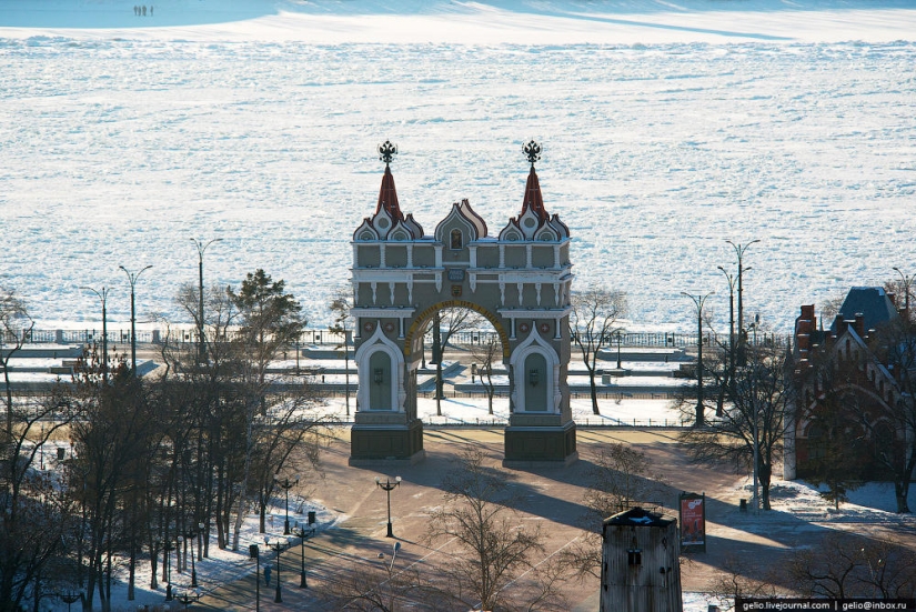 Blagoveshchensk from above Blagoveshchensk from above