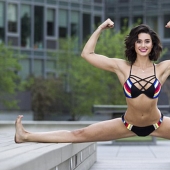 Blanco duro: la hija de Van Damme sigue los pasos de su padre