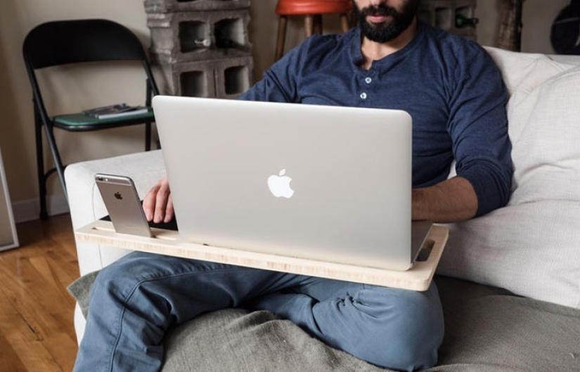 Board for your laptop and other gadgets, which will allow you to work comfortably from the comfort of the couch Board for your laptop and other gadgets, which will allow you to work comfortably from the comfort of the couch