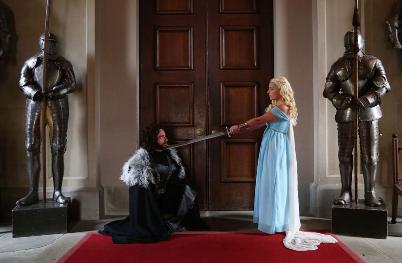 Boda al estilo de la serie "Juego de Tronos"