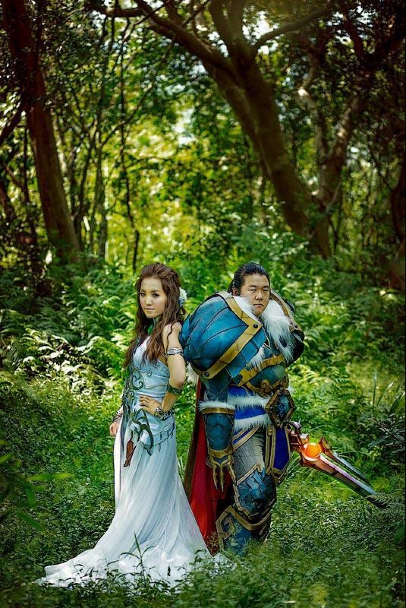 Boda al estilo de World of Warcraft