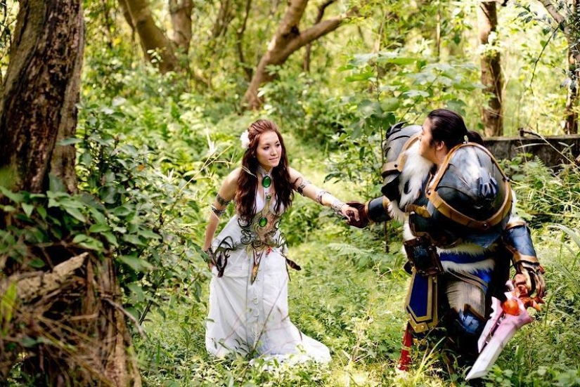 Boda al estilo de World of Warcraft