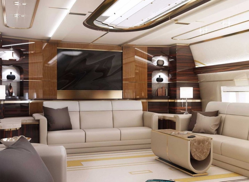 Boeing 747 VIP: flying palace