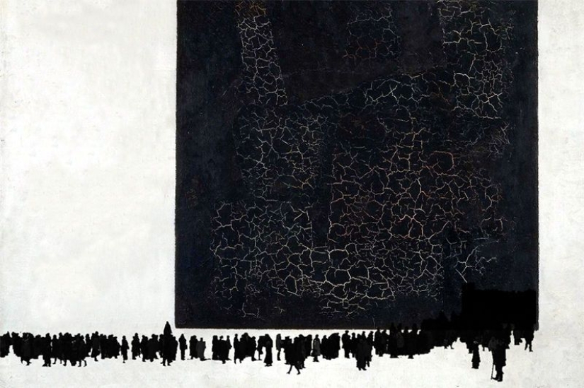 Bosch, Malevich and Chagall draw a queue for Serov Bosch, Malevich and Chagall draw a queue for Serov