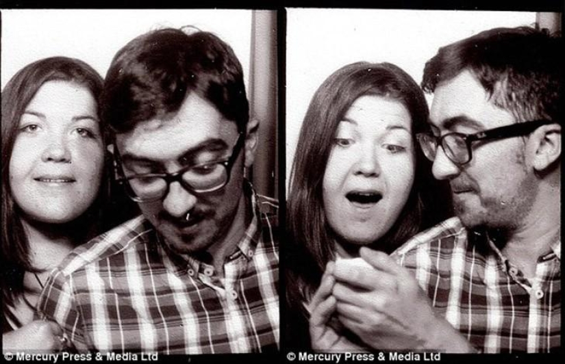 Bride in shock: Emotional footage of unexpected marriage proposal made in a photo booth