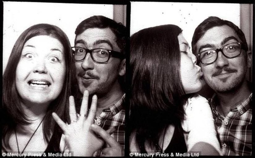 Bride in shock: Emotional footage of unexpected marriage proposal made in a photo booth