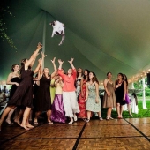 Brides leaving ... cats!