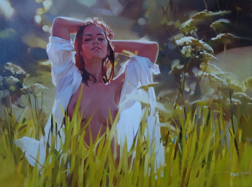Bright nude paintings by a Russian artist Bright nude paintings by a Russian artist