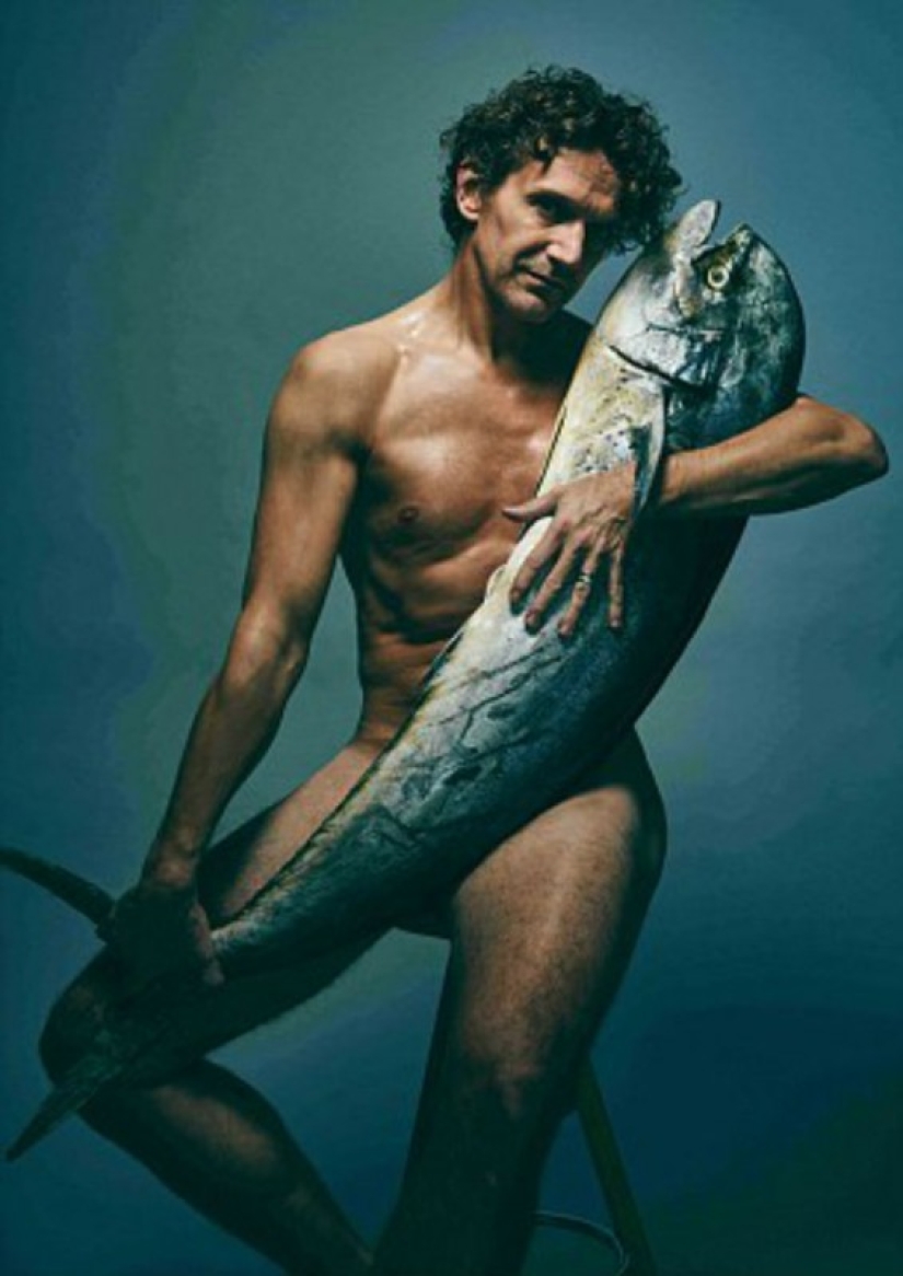 British celebrities undress in defense of the herring