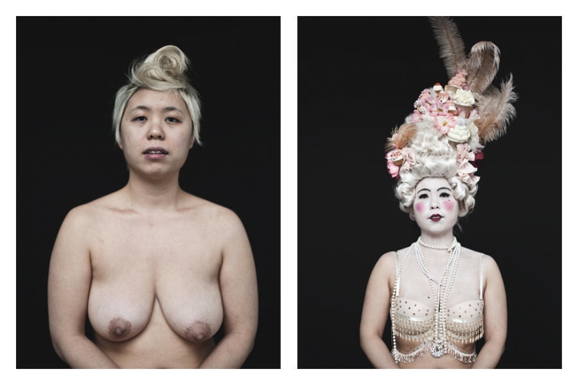 Burlesque - Before and after Burlesque - Before and after