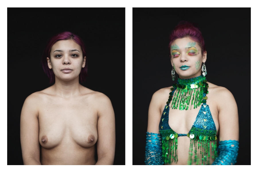 Burlesque - Before and after Burlesque - Before and after