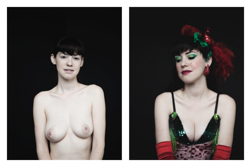 Burlesque - Before and after Burlesque - Before and after