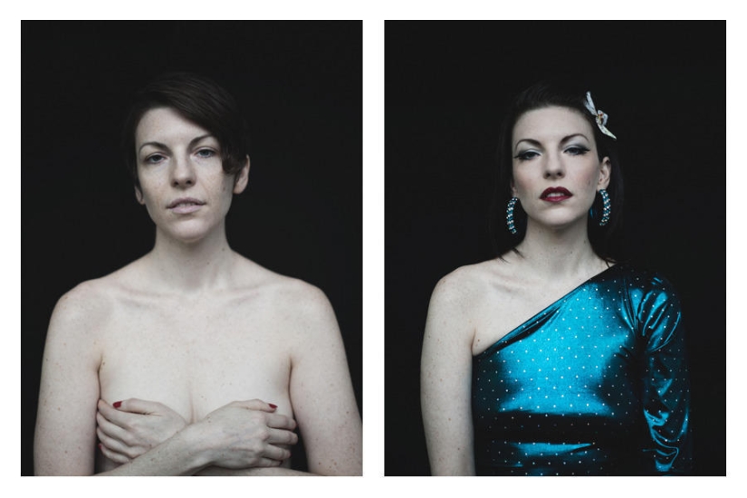 Burlesque - Before and after Burlesque - Before and after