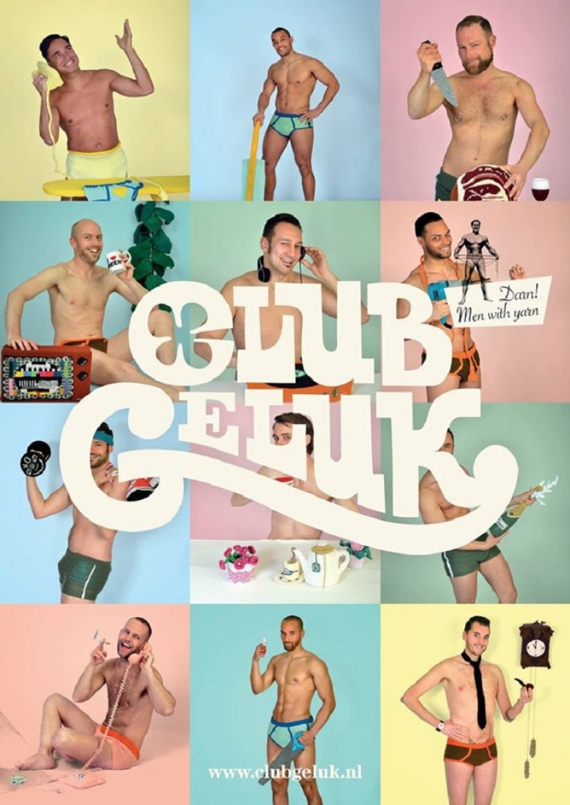 Calendar "God, men with yarn"