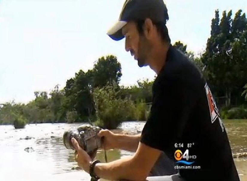 Camera eaten by alligator returned to owner after 8 months Camera eaten by alligator returned to owner after 8 months