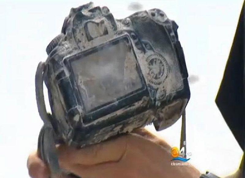 Camera eaten by alligator returned to owner after 8 months Camera eaten by alligator returned to owner after 8 months