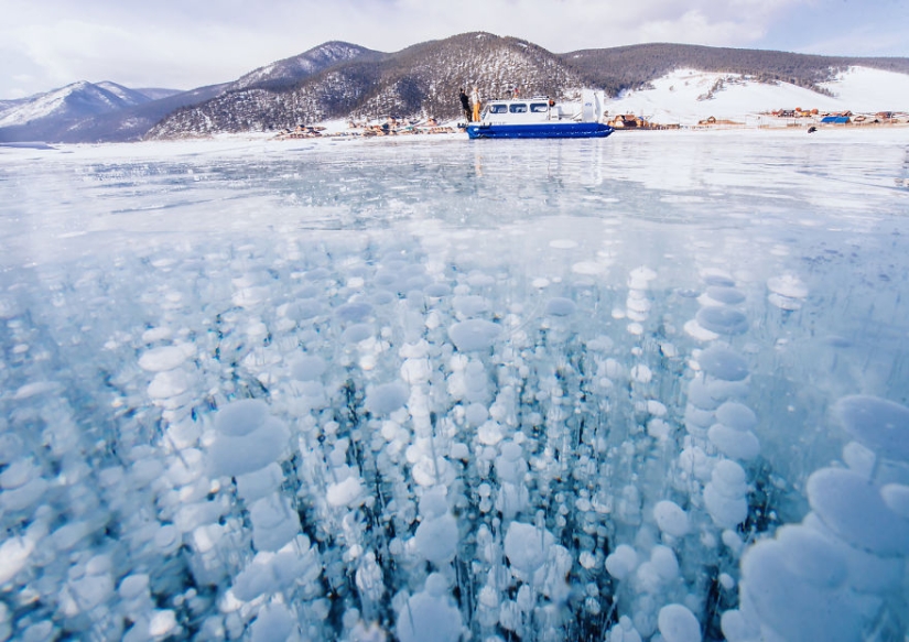 Caminar sobre el Baikal helado