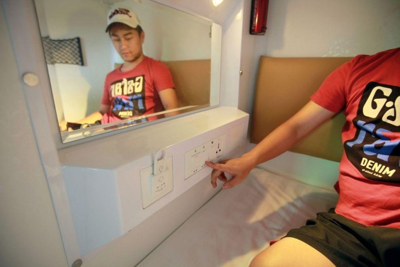 Capsule hotel in China - rooms without a view Capsule hotel in China - rooms without a view