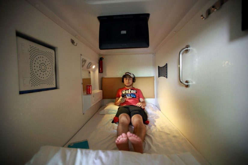 Capsule hotel in China - rooms without a view Capsule hotel in China - rooms without a view