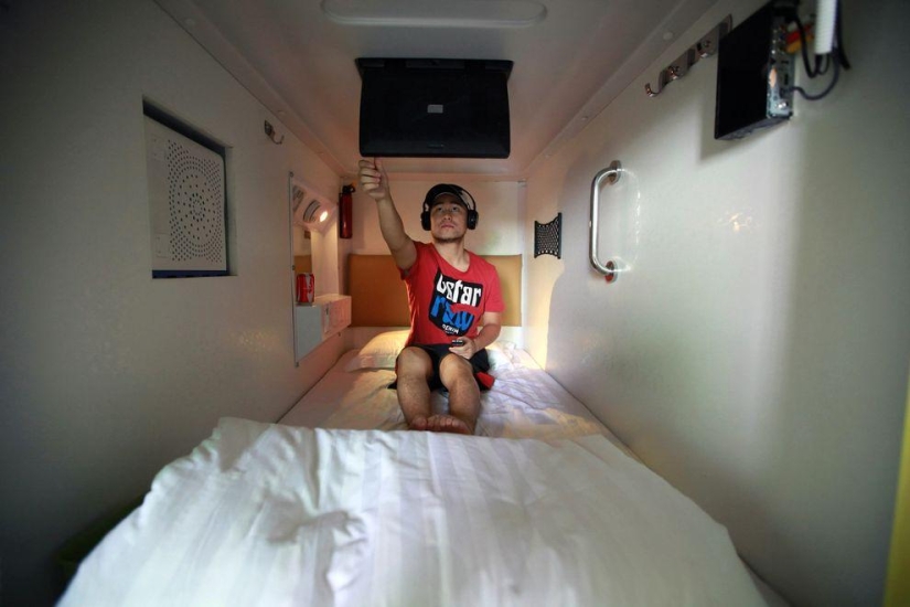 Capsule hotel in China - rooms without a view Capsule hotel in China - rooms without a view
