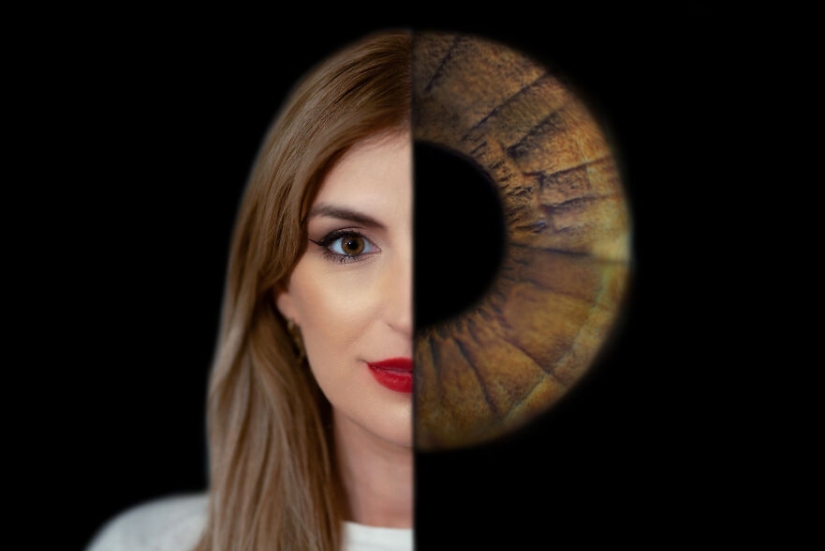 Capturo la individualidad de los seres humanos fotografiando sus rostros y sus iris.