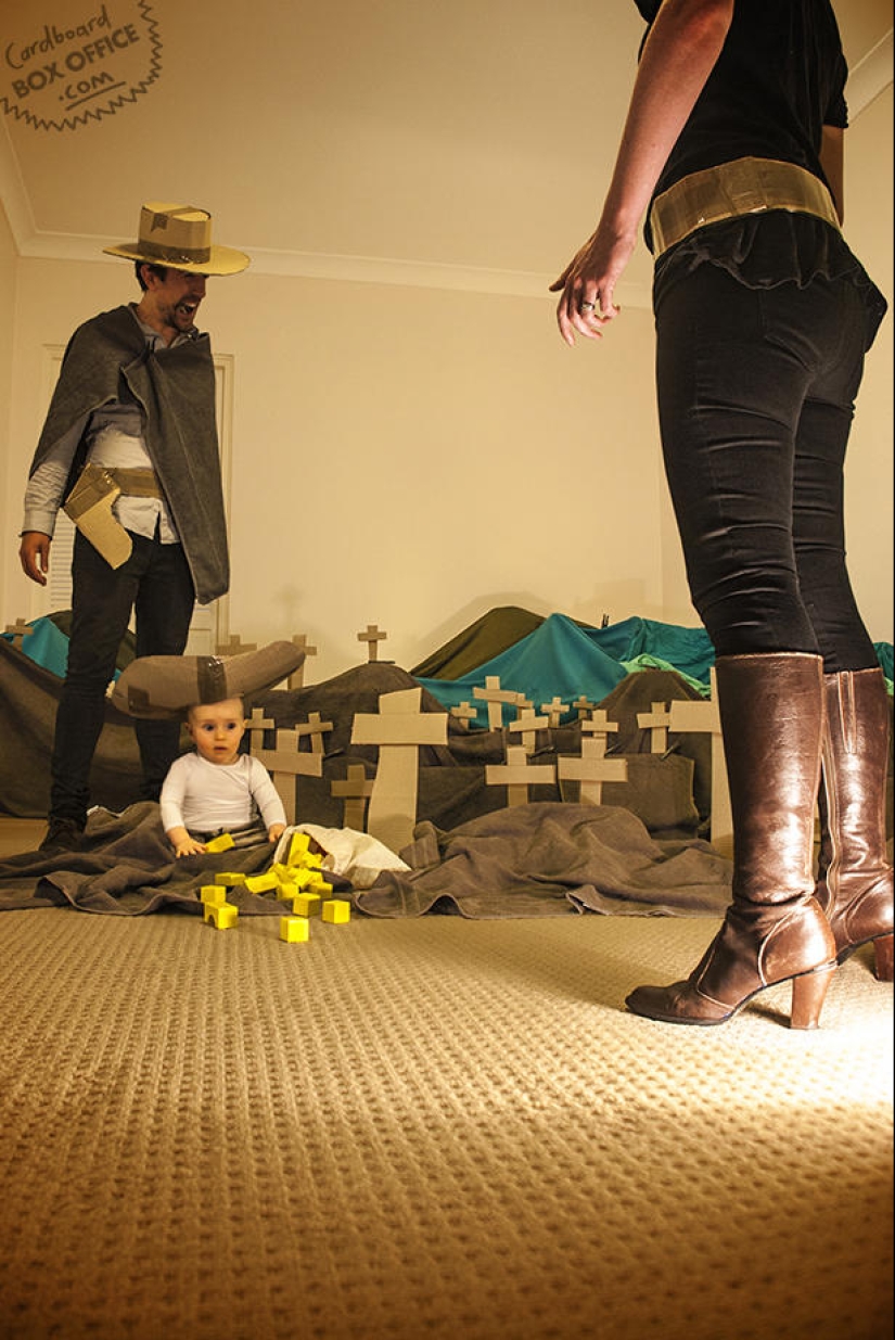 Cardboard Movies: Funny Parents Recreate Famous Movies Cardboard Movies: Funny Parents Recreate Famous Movies