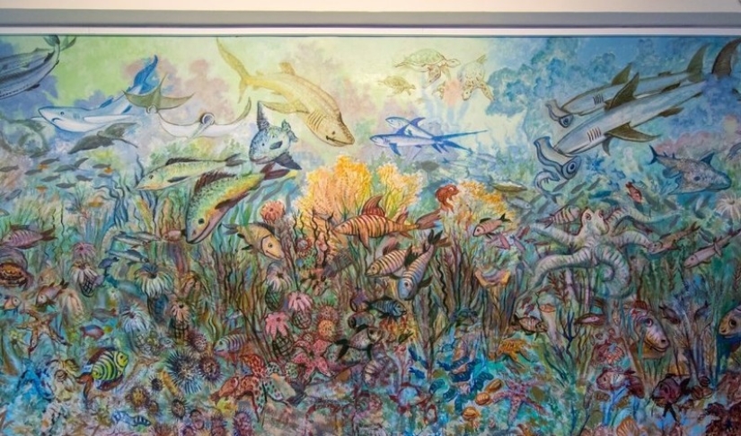 Caretaker turns school walls into art gallery Caretaker turns school walls into art gallery