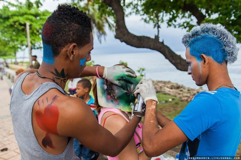 Carnival in the Dominican Republic in Santo Domingo Carnival in the Dominican Republic in Santo Domingo