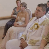 Caro-rico: boda gitana con un vestido por 175 mil dólares y una lluvia de dinero