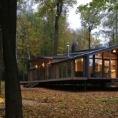 Casa modular en la región de Moscú, construida en una semana y solo 4 millones de rublos