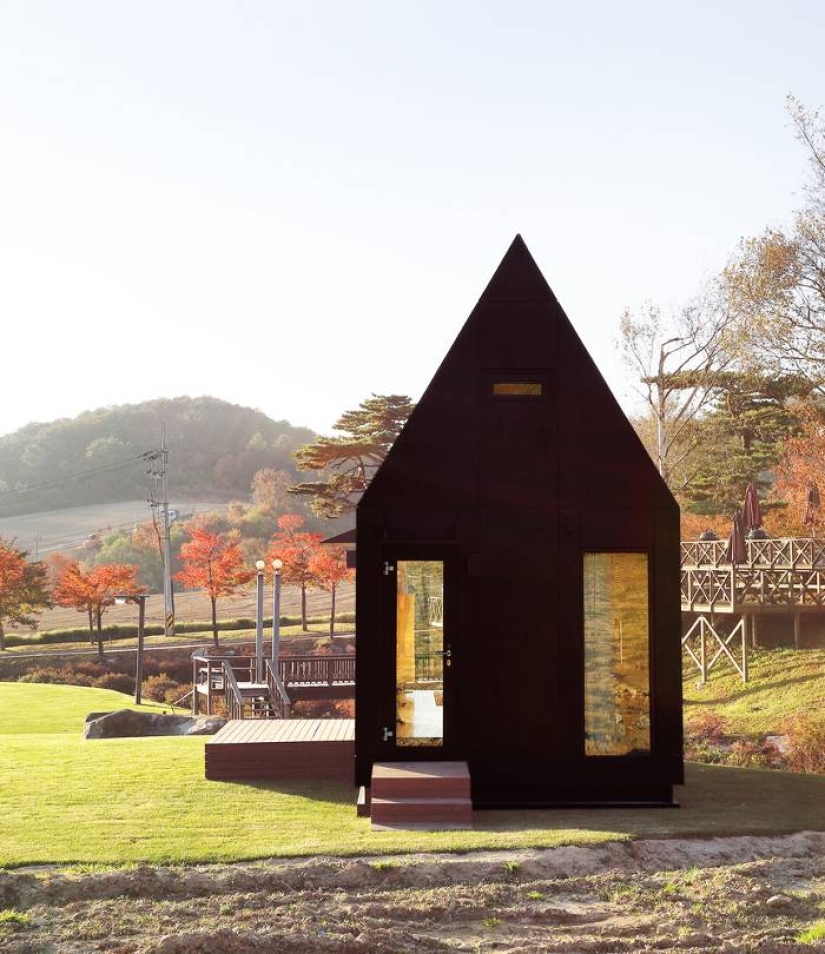 Casas diminutas para los invitados de los Juegos Olímpicos de Invierno de 2018 en Corea del Sur