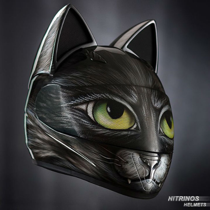 Casco para una verdadera catwoman