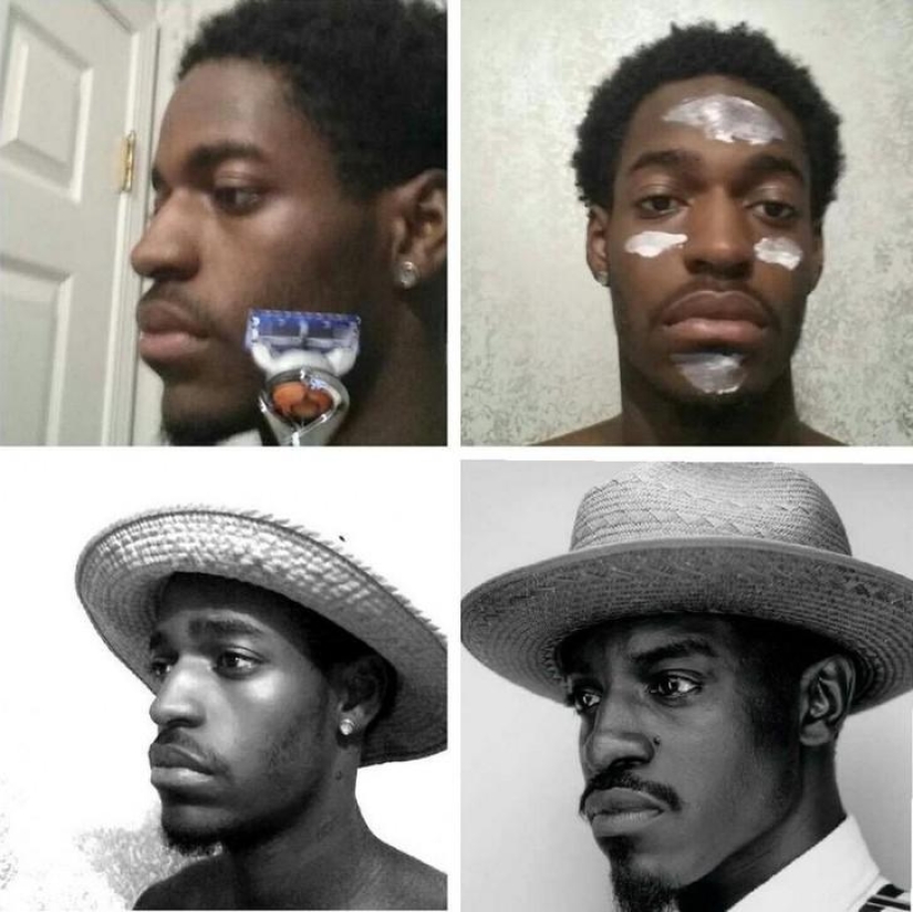 Casi parece una nueva tendencia de la red #MakeupTransformation