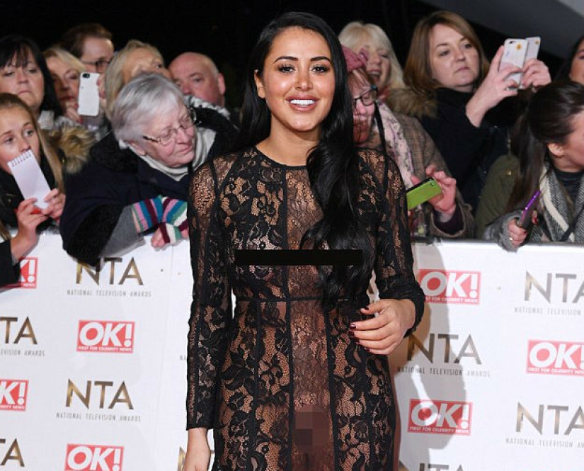 Celebrities refuse underwear on the red carpet