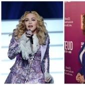 Which celebrity has dated guys half his age?