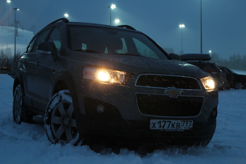 Chevrolet Captiva: winter olympics
