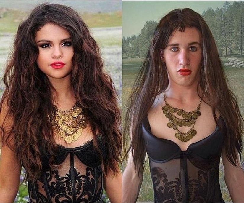 Chico divertido recrea fotos de celebridades en casa Chico divertido recrea fotos de celebridades en casa